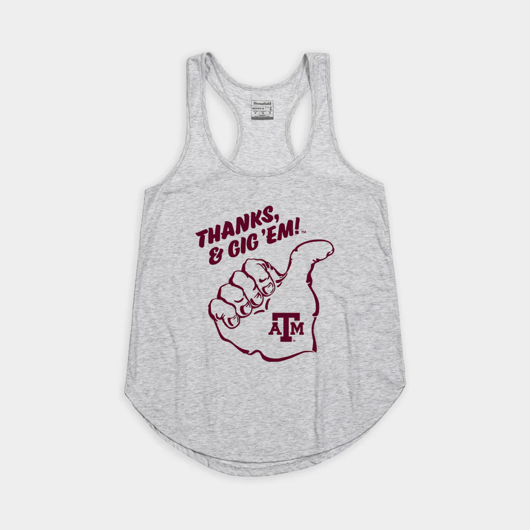 Thanks and Gig ‘Em Texas A&M Women's Tank