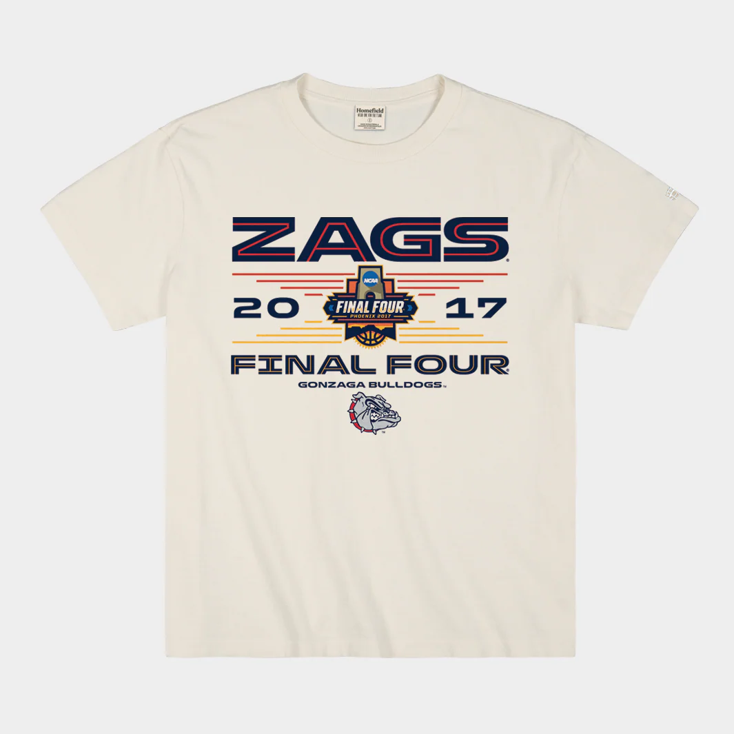 Gonzaga Bulldogs 2017 NCAA Final Four Heavyweight Tee