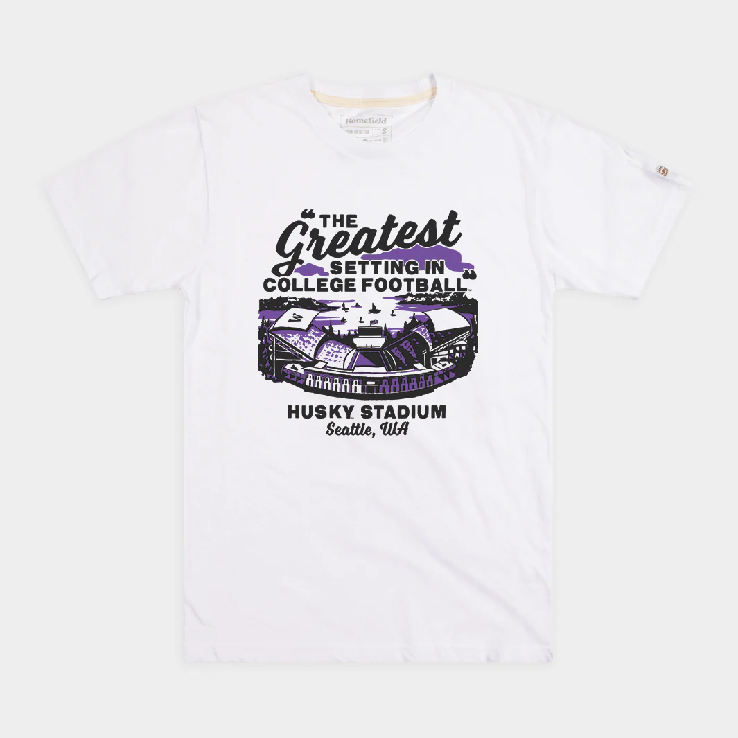 “The Greatest Setting in College Football” Husky Stadium Tee