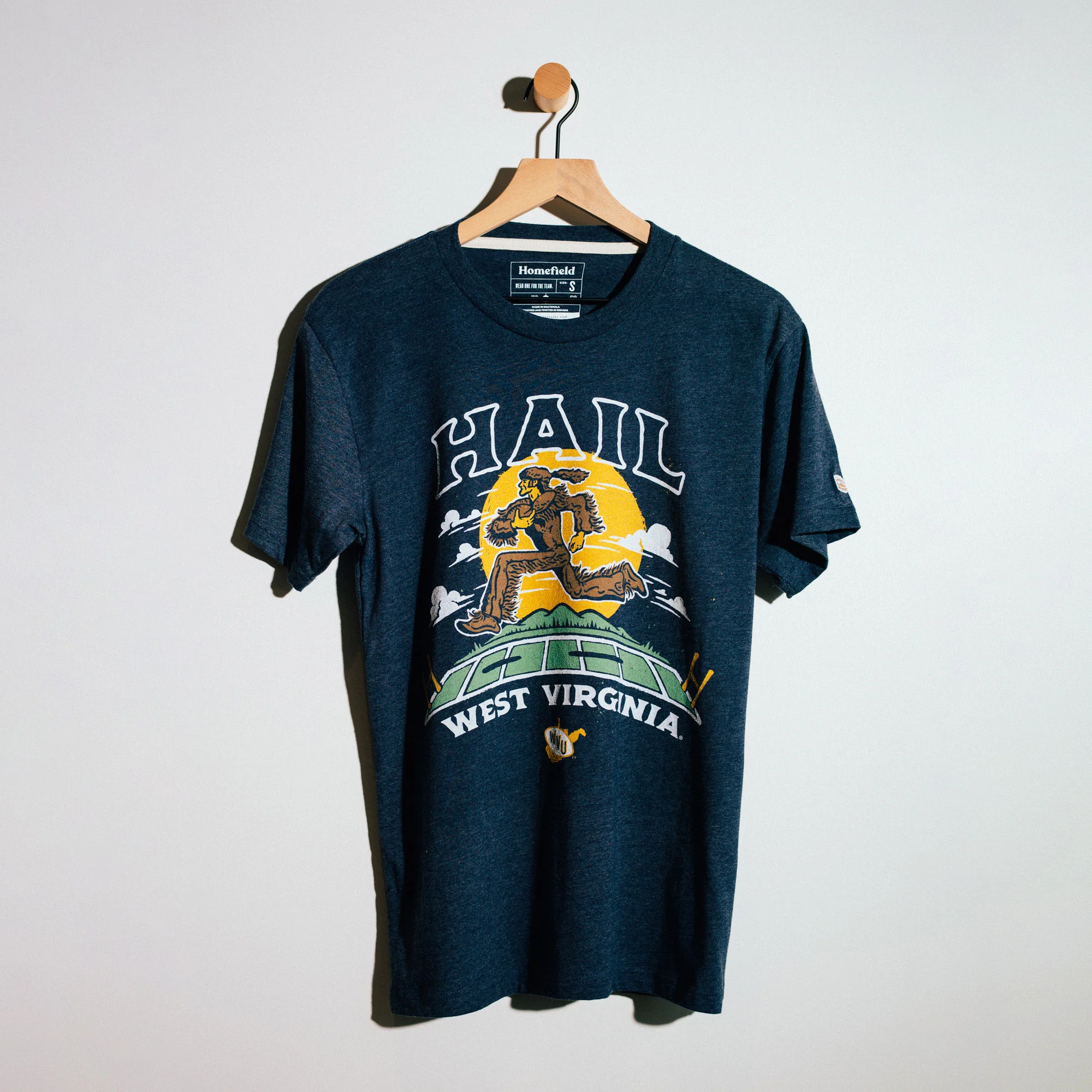 "Hail West Virginia" Mountaineers Football Tee - Image 2