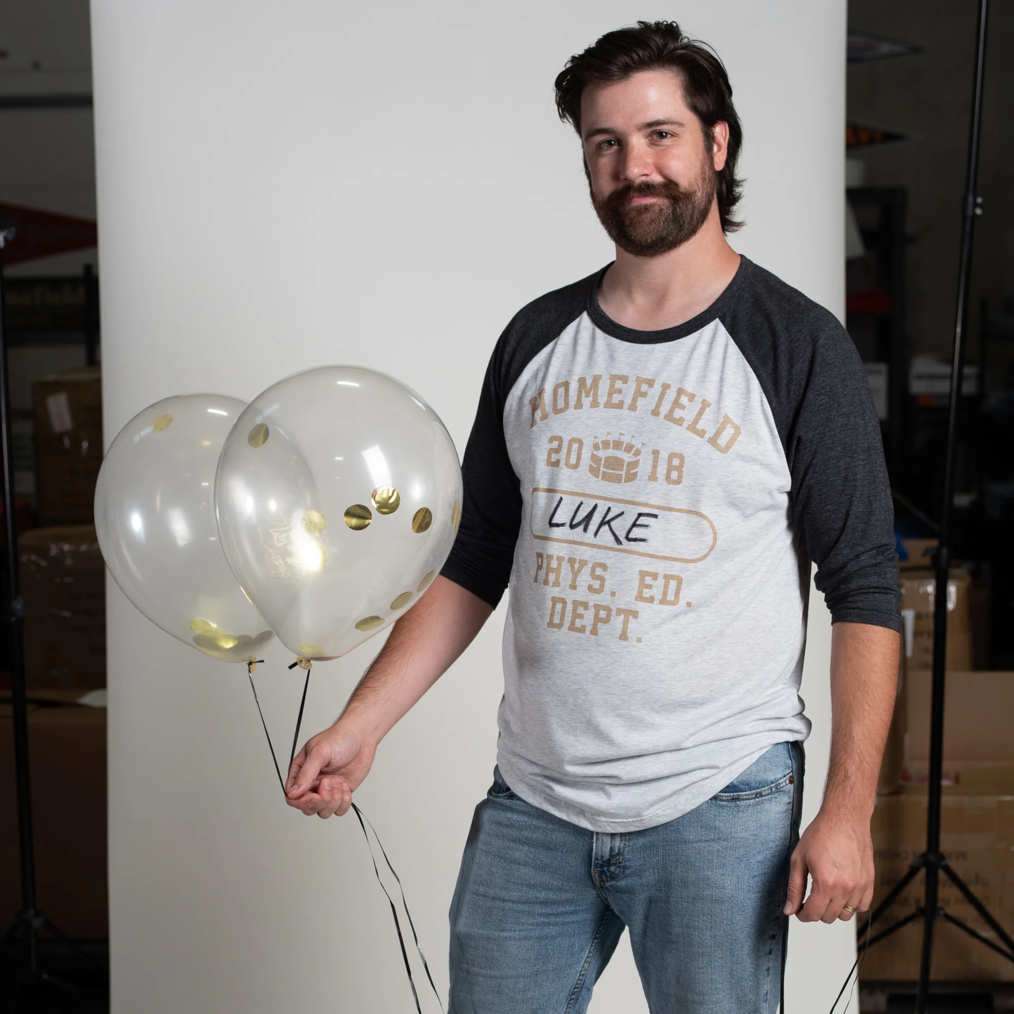 Homefield Phys. Ed. Dept. Baseball Tee - Image 2