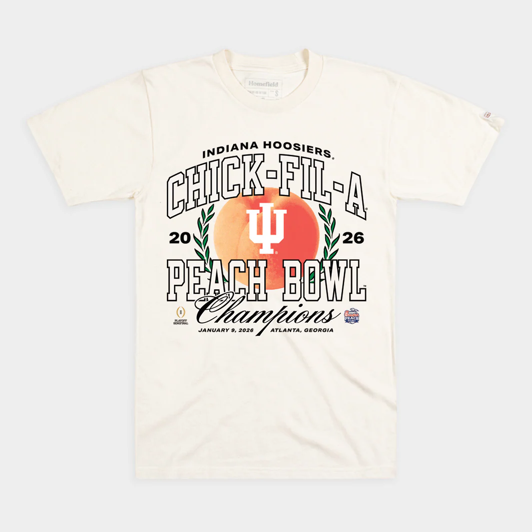 Indiana Hoosiers 2026 Peach Bowl Champs Tee