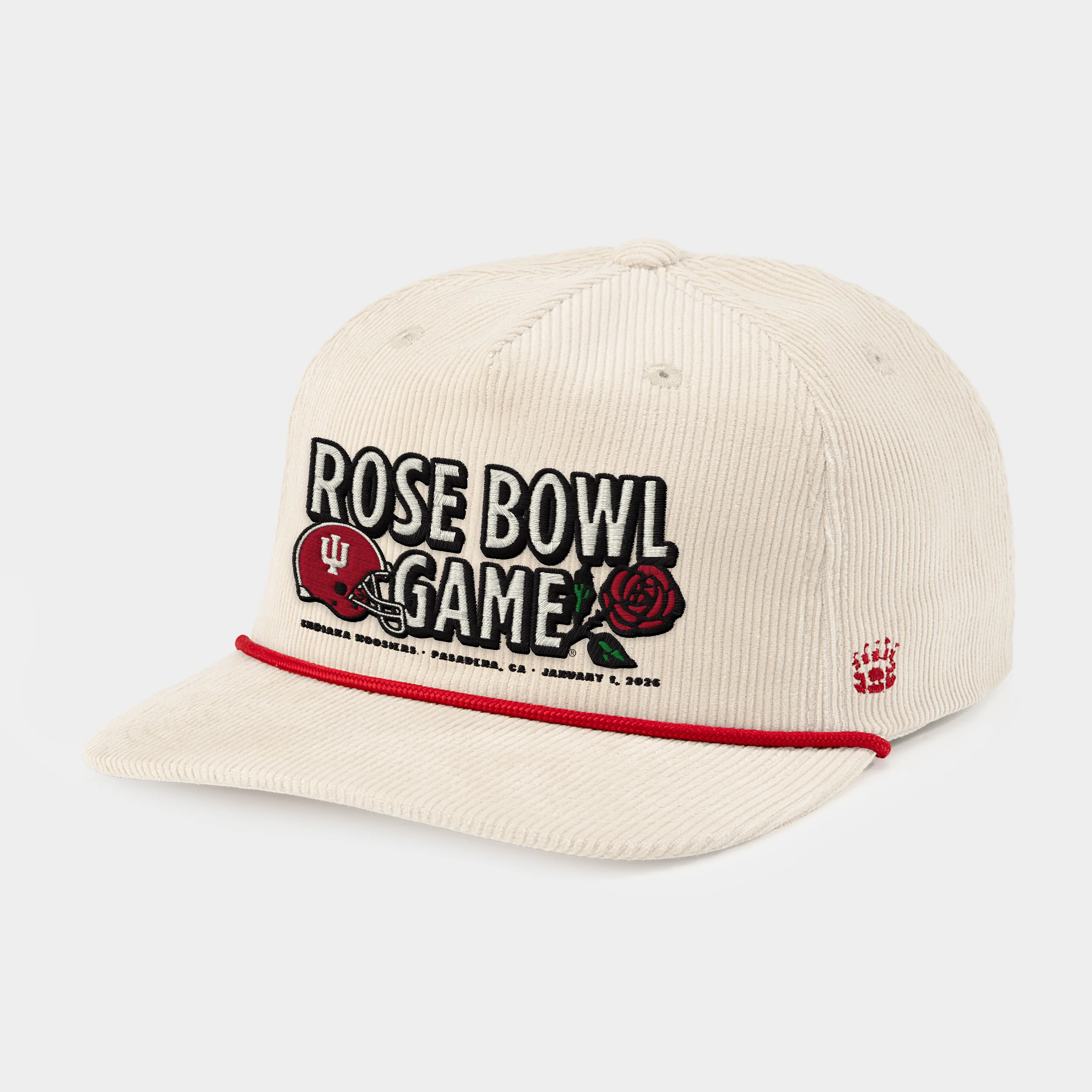 PREORDER - Indiana Hoosiers 2026 Rose Bowl Corduroy Hat