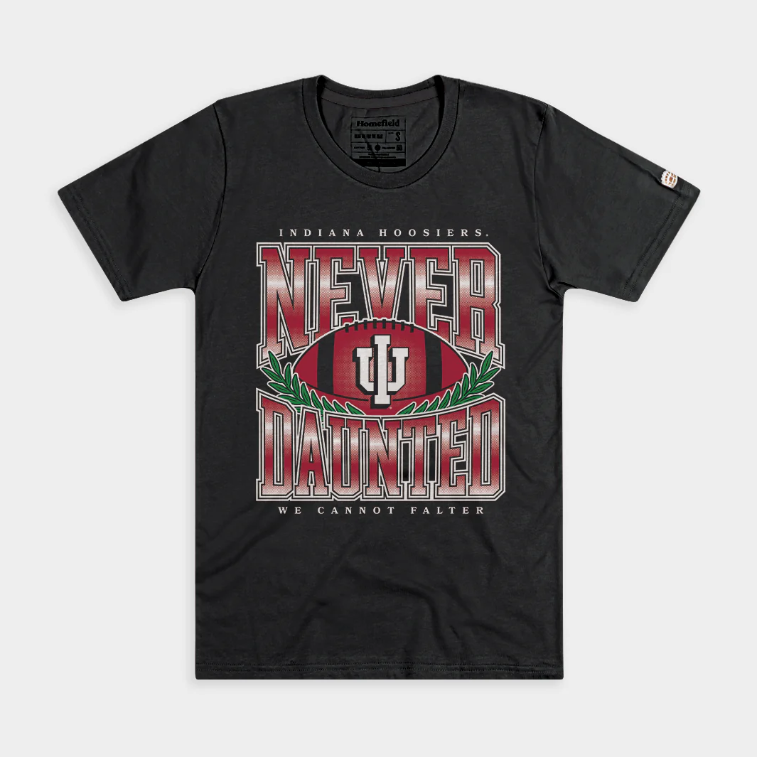 Indiana Hoosiers Football "Never Daunted" Tee