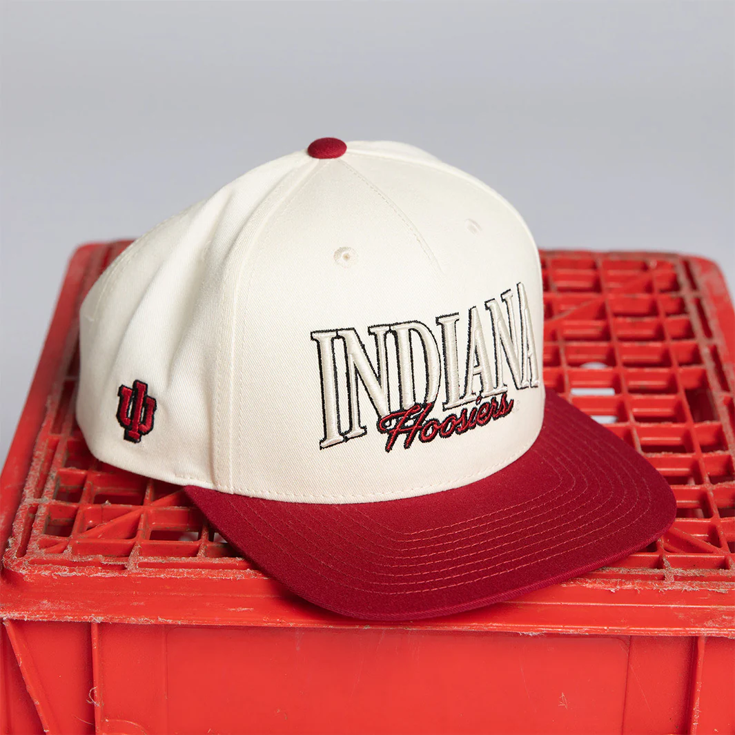 Indiana Hoosiers Two-Tone Snapback Hat - Image 4