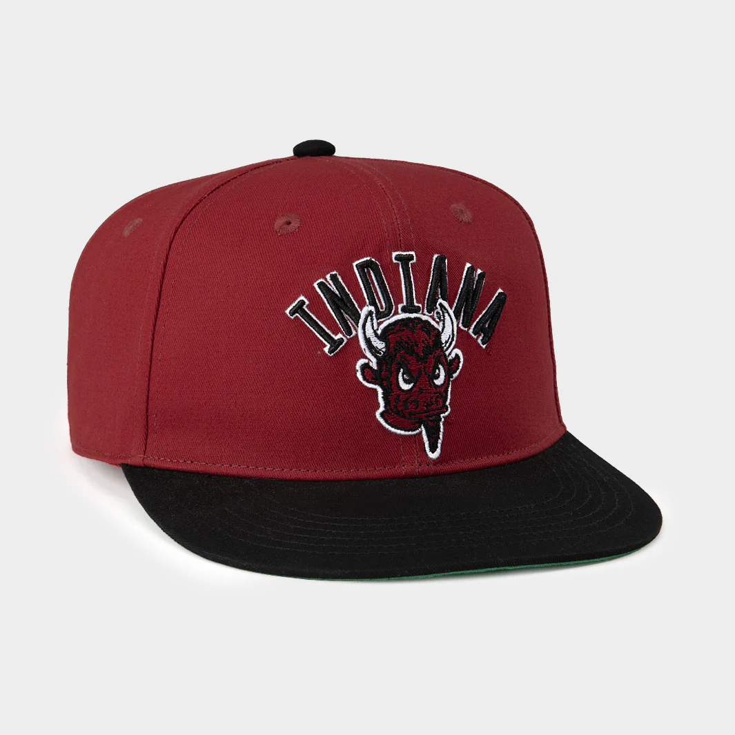 Indiana Hoosiers Vintage Bison Snapback Hat - Image 2