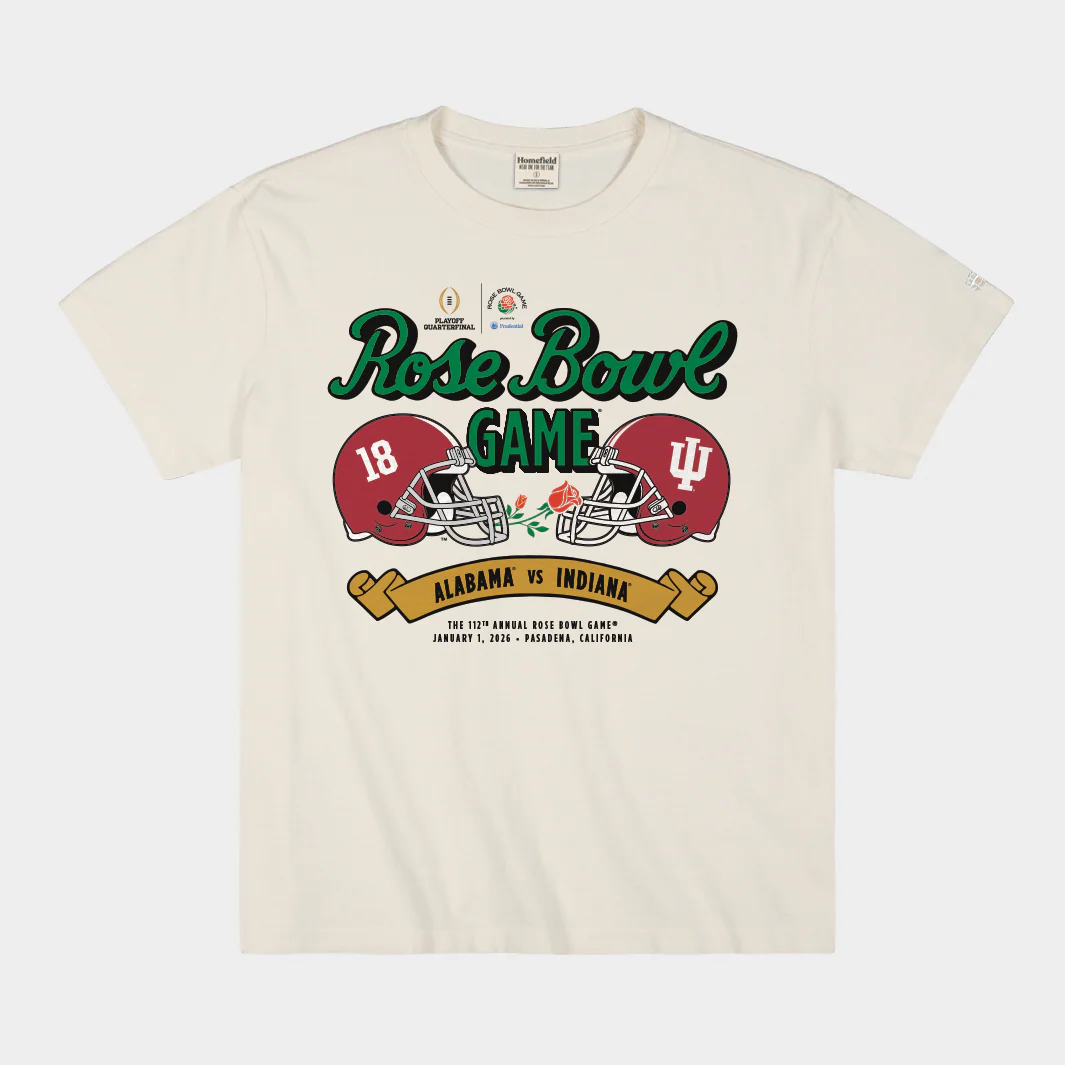 Indiana vs. Alabama 2026 Rose Bowl Heavyweight Tee