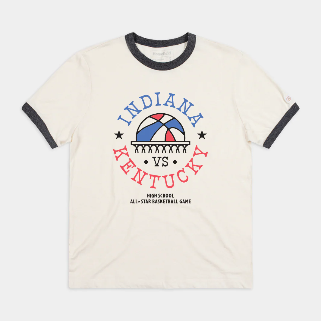 Indiana vs Kentucky HS All-Stars Ringer Tee