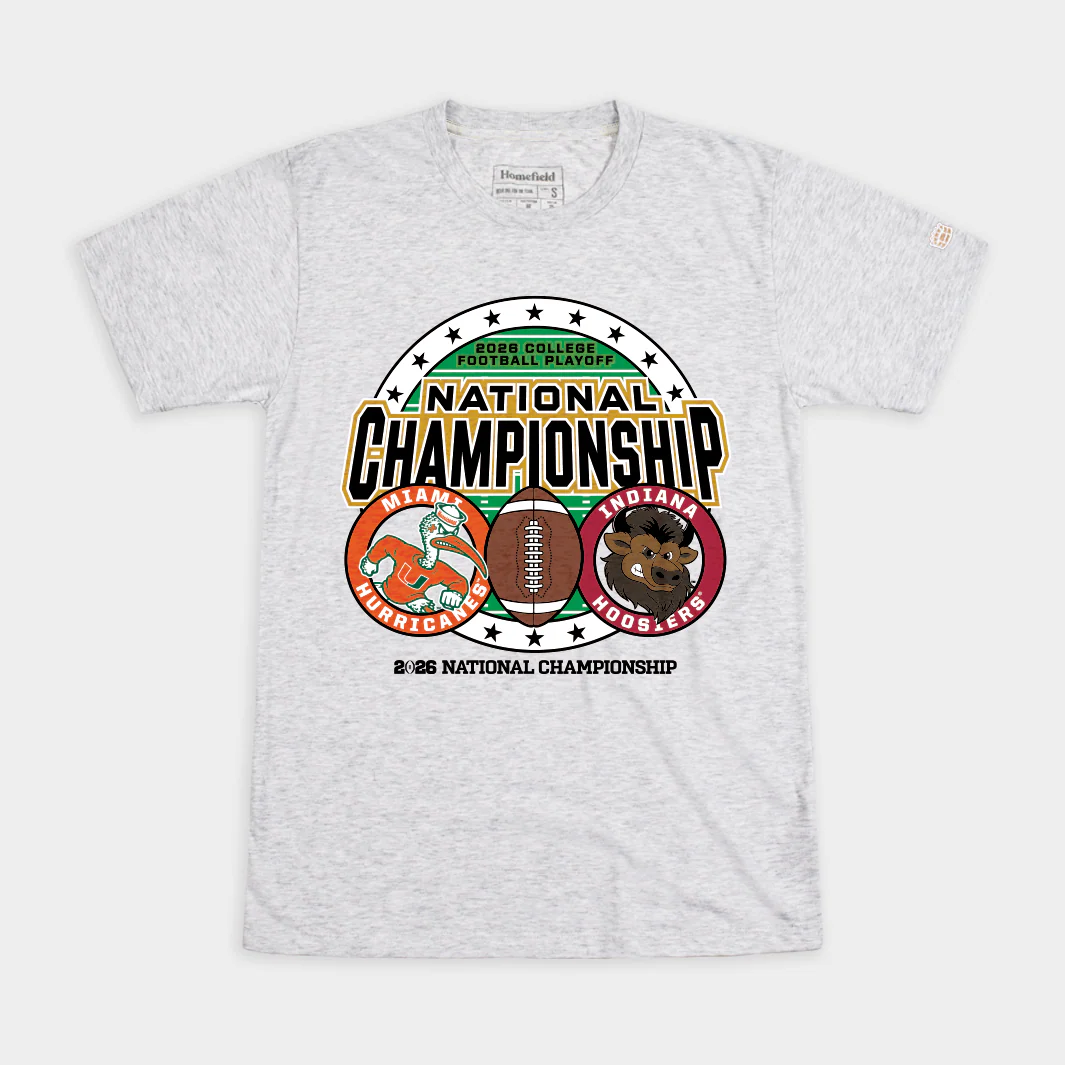 Indiana vs. Miami 2026 CFP National Championship Game Tee
