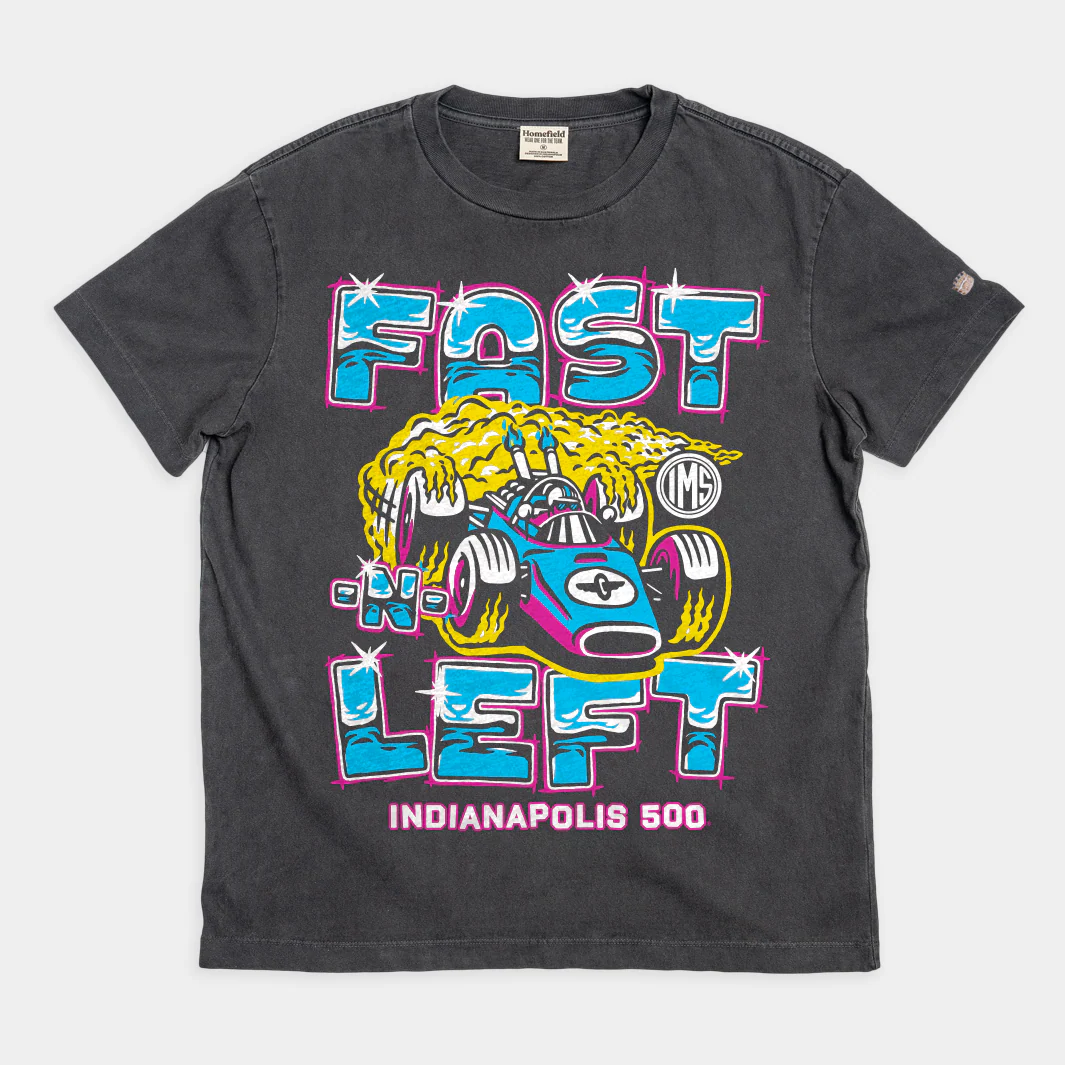 Indianapolis 500 "Fast N Left" Heavyweight Tee