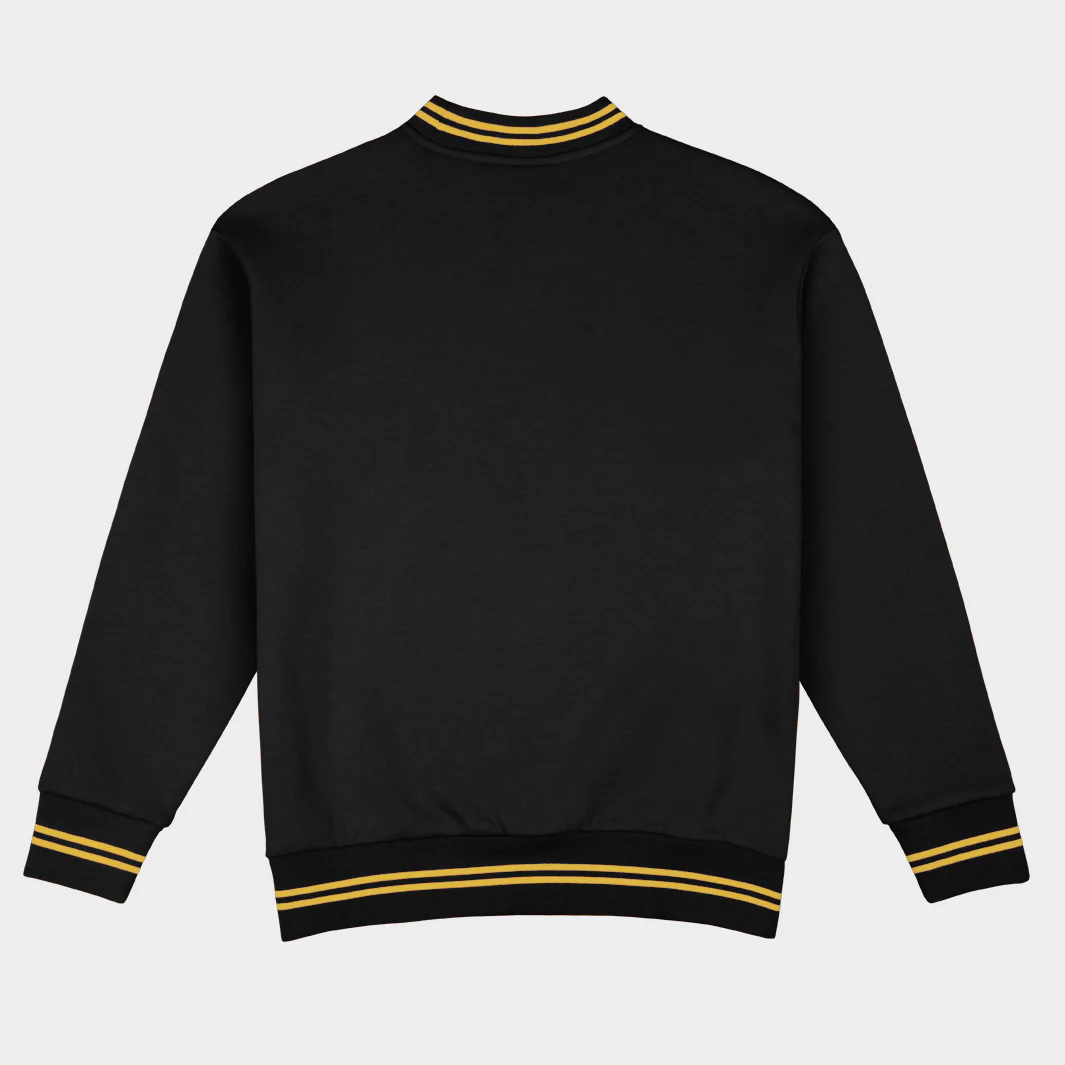 Iowa Football Embroidered Tri-Stripe Crewneck - Image 2