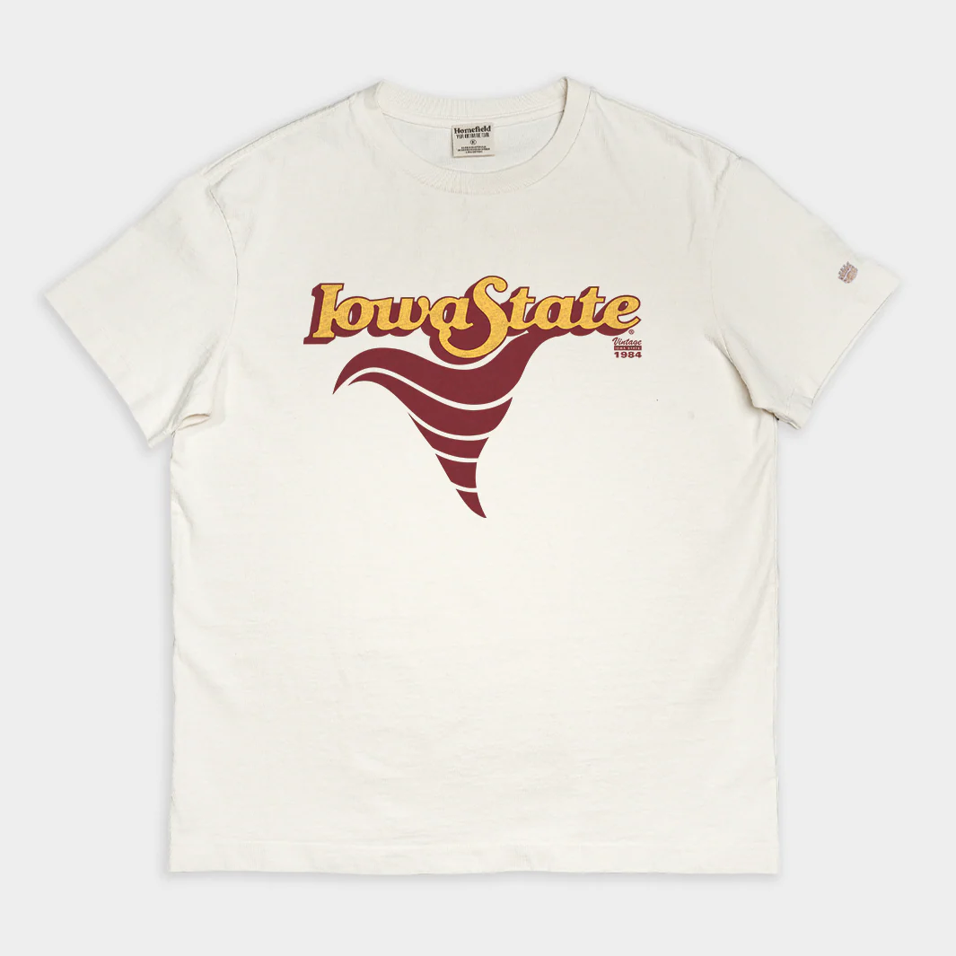 Iowa State Cyclone Logo Vintage Heavyweight Tee
