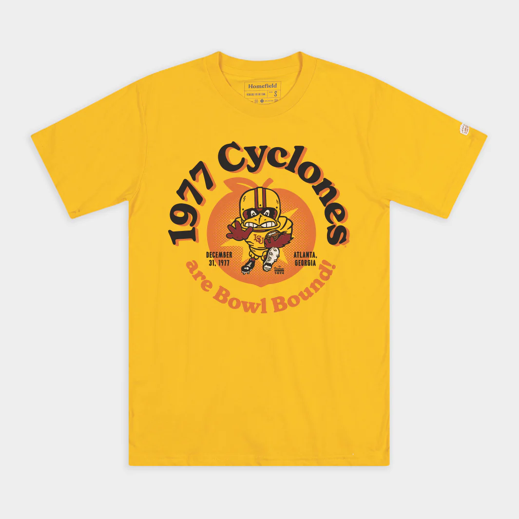 Iowa State Football 1977 Peaches Tee