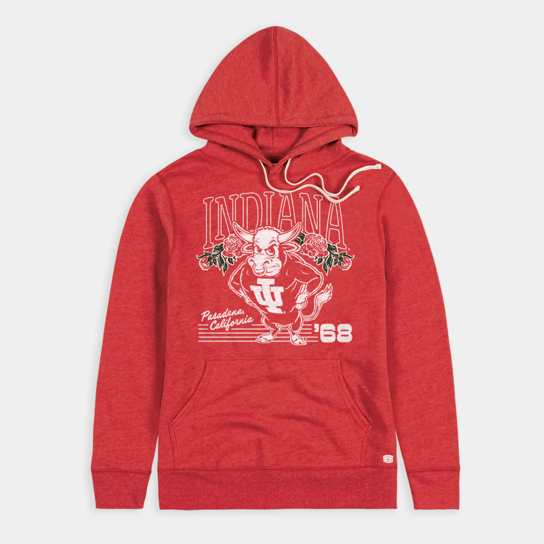 IU Hoosiers 1968 Roses and Bison Hoodie
