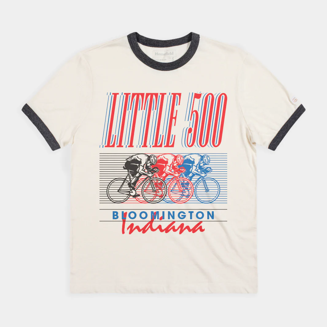 IU Student Foundation Retro Little 500 Ringer Tee