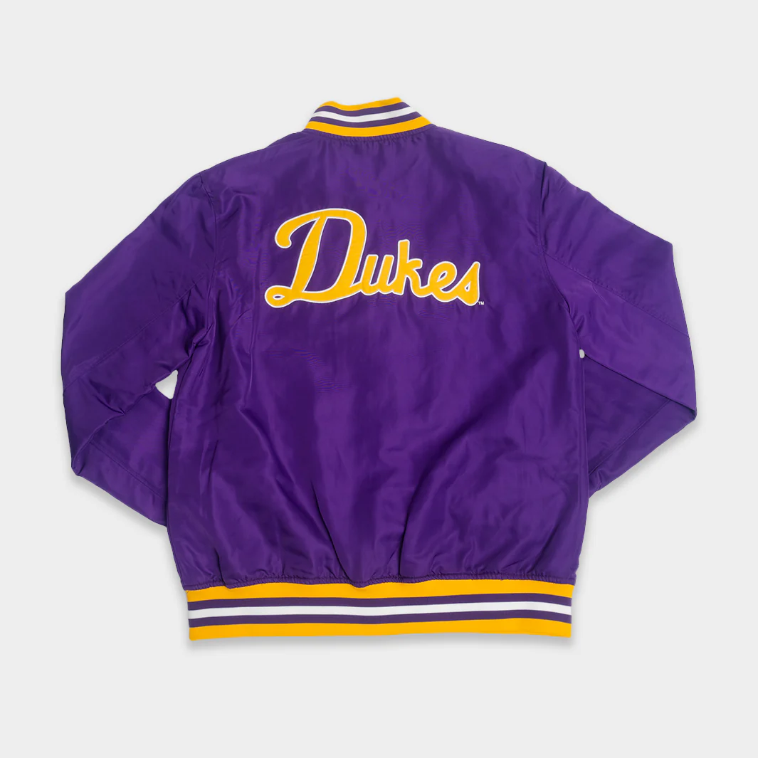 James Madison Dukes Vintage Script Bomber Jacket - Image 2