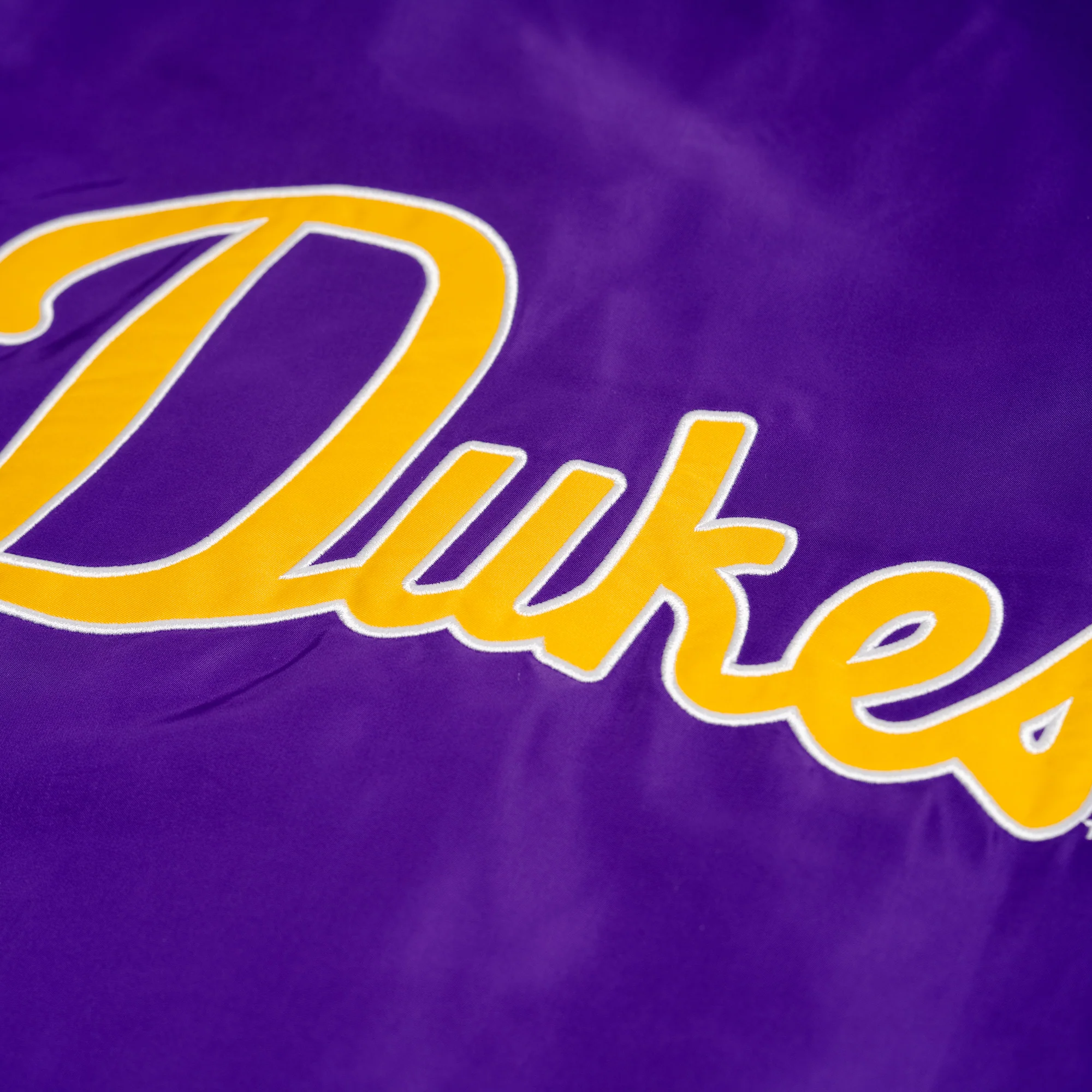 James Madison Dukes Vintage Script Bomber Jacket - Image 3