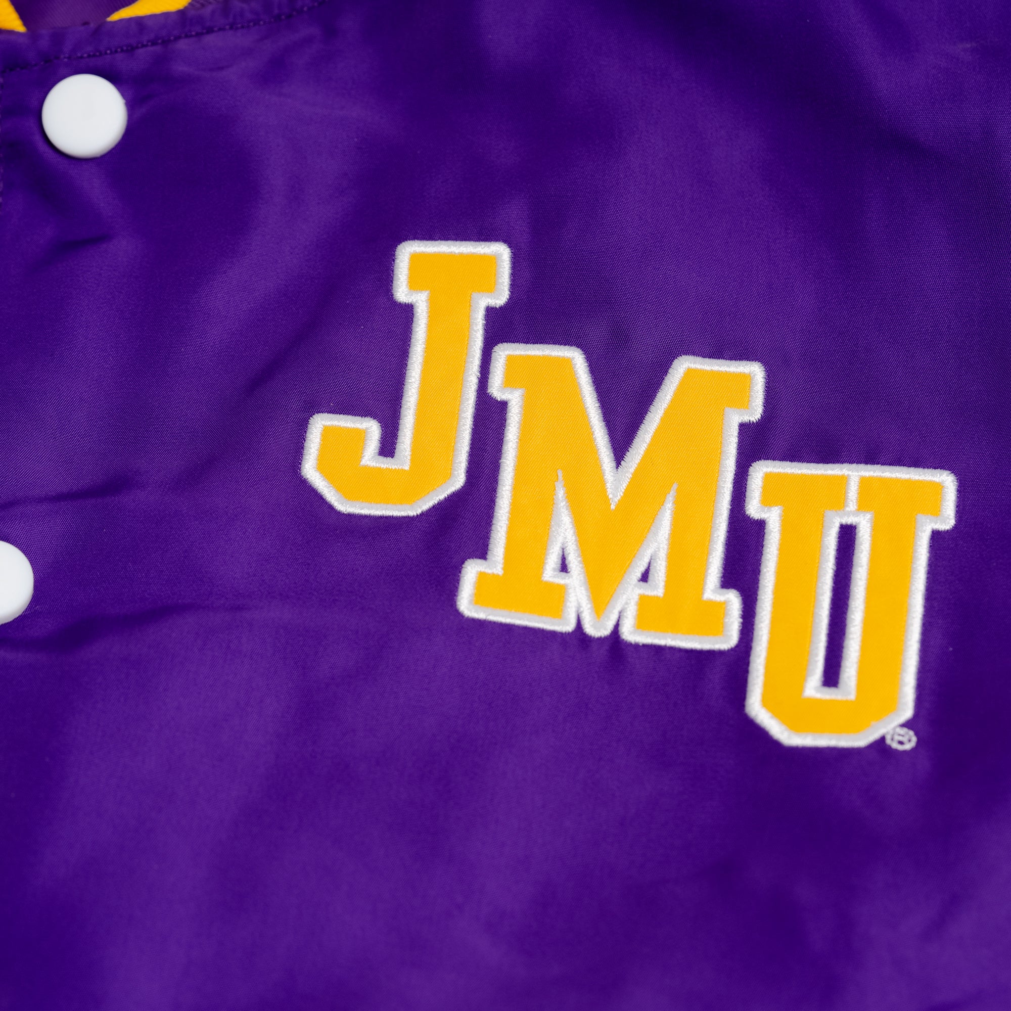 James Madison Dukes Vintage Script Bomber Jacket - Image 5
