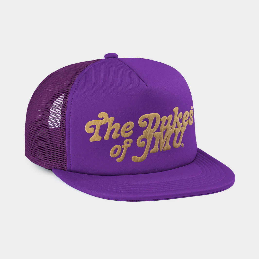 James Madison "The Dukes of JMU" Puff Ink Trucker Hat - Image 2