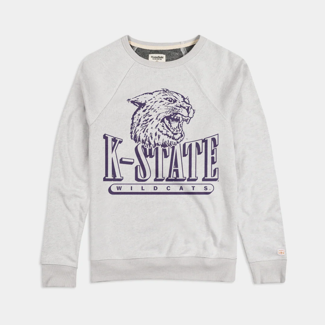 K-State Vintage '70s and '80s Wildcat Crewneck