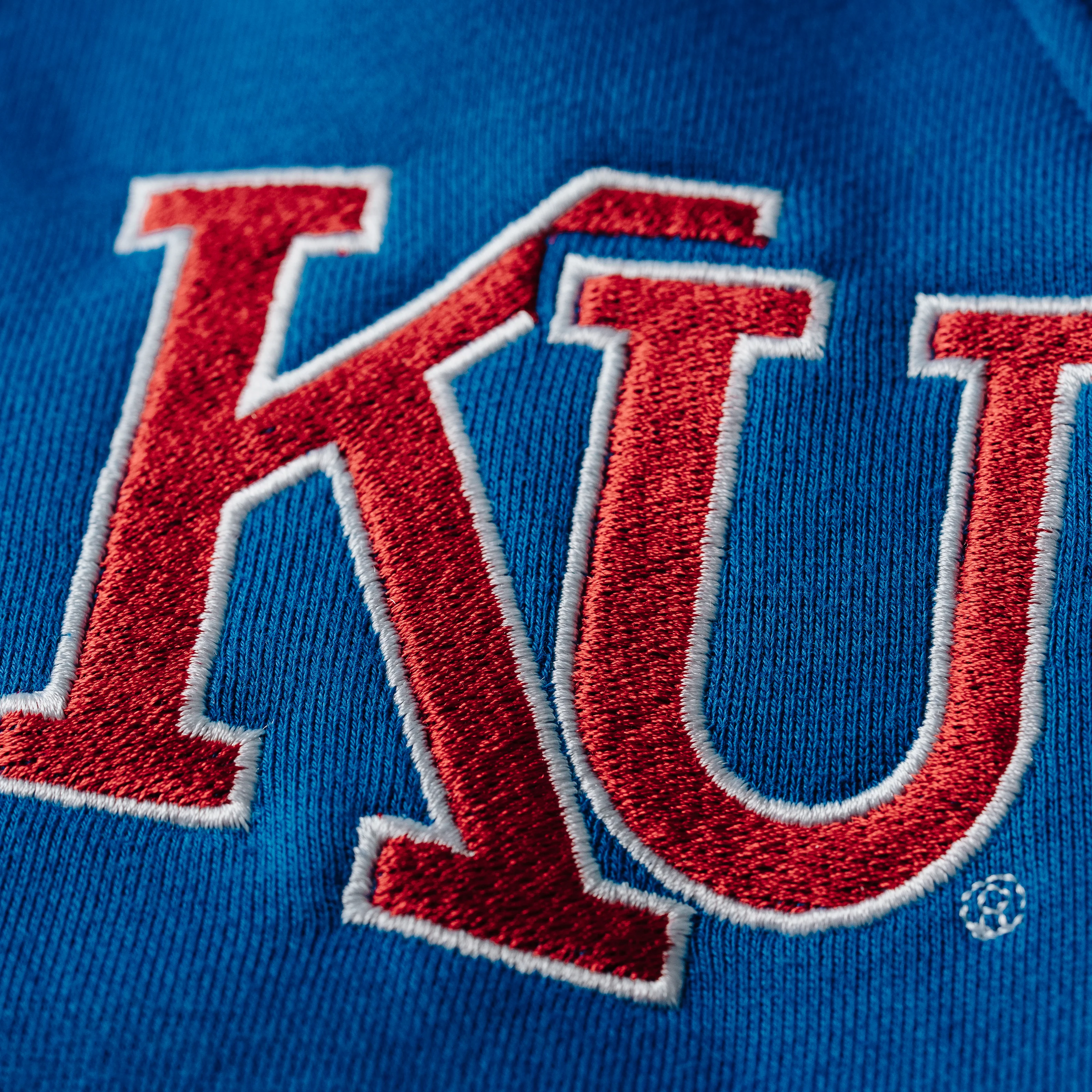 Kansas Jayhawks "KU" Quarter Zip - Image 2