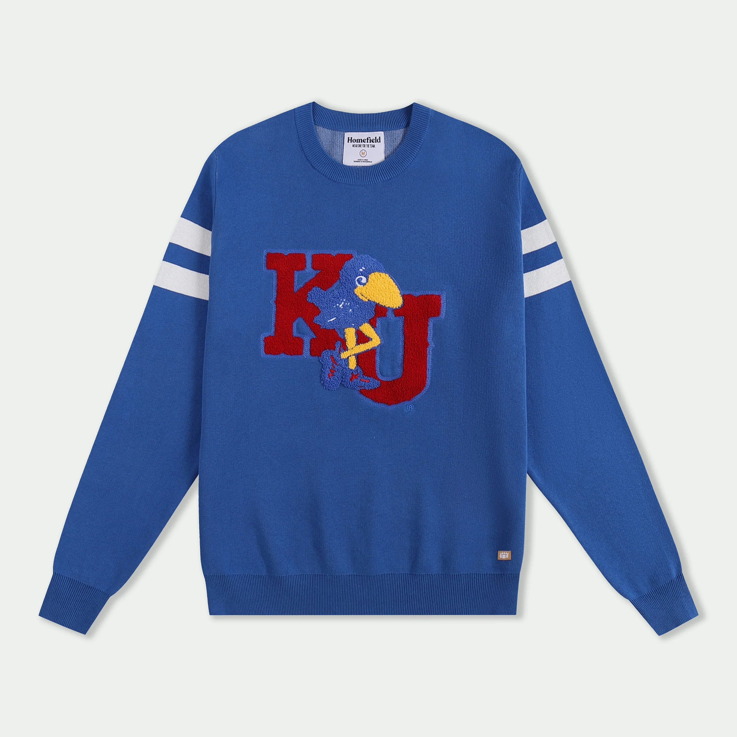 Kansas Jayhawks Vintage Logo Knit Sweater
