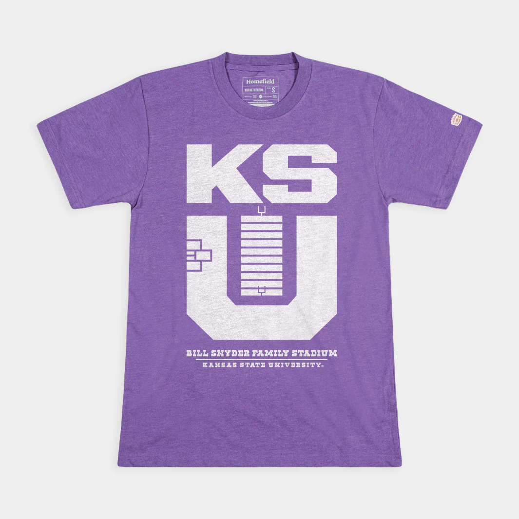 Kansas State 1970s Bill Snyder Family Stadium Tee