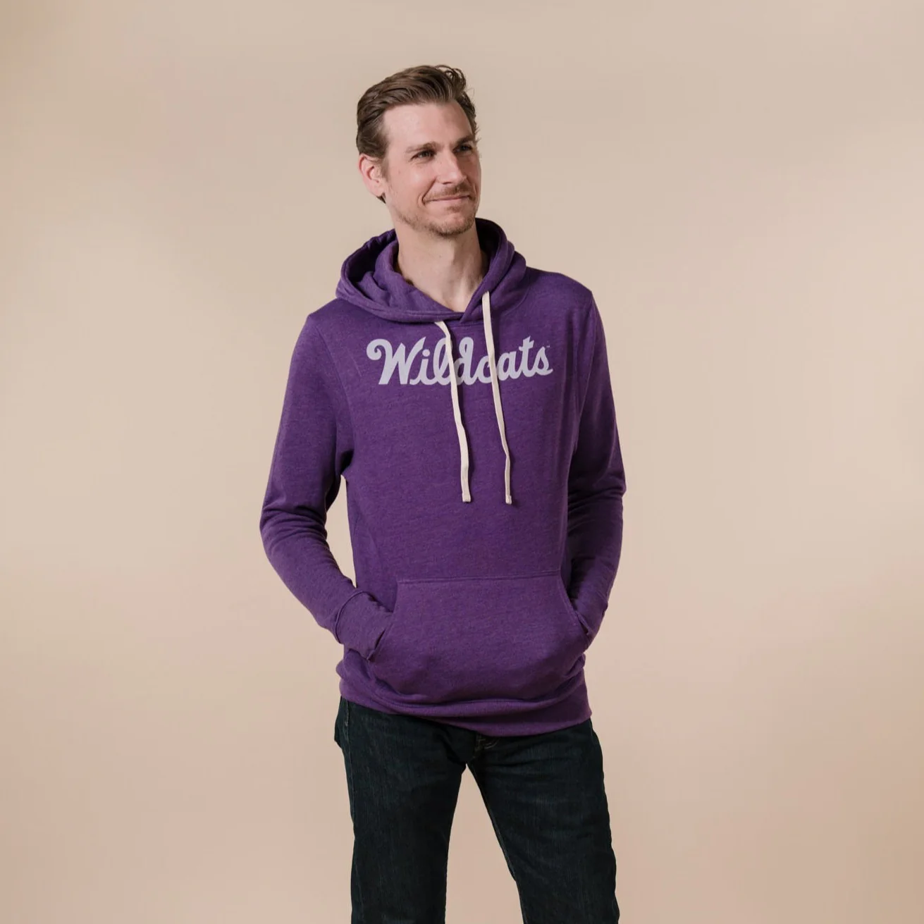 Kansas State Basketball 1970's Script Hoodie - Image 2
