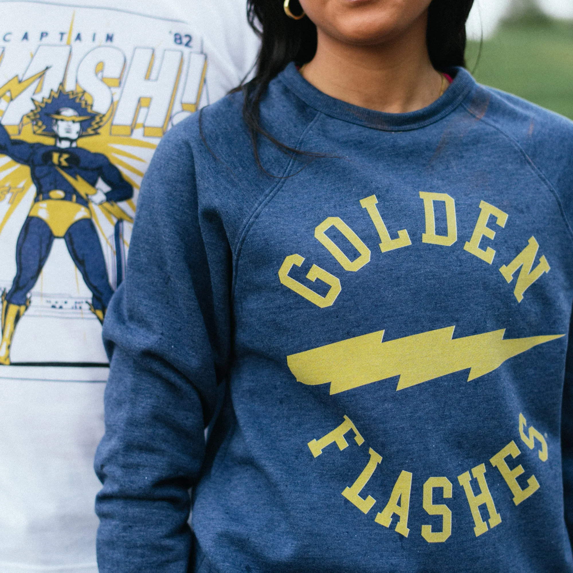 Kent State Vintage Golden Flashes Crewneck - Image 2