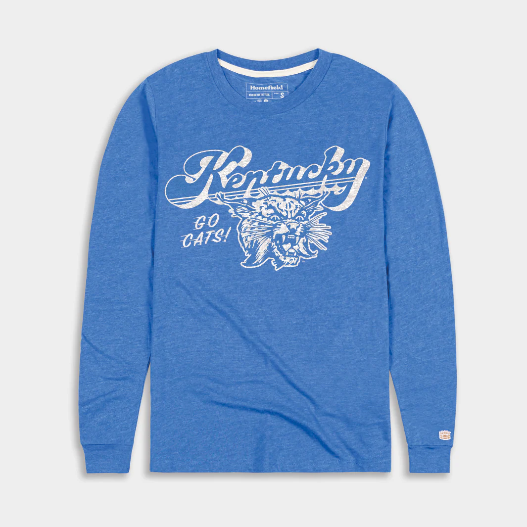 Kentucky Vintage Wildcat Logo Long Sleeve