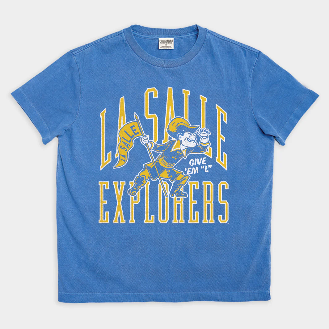La Salle Explorers Fight Song Vintage Heavyweight Tee