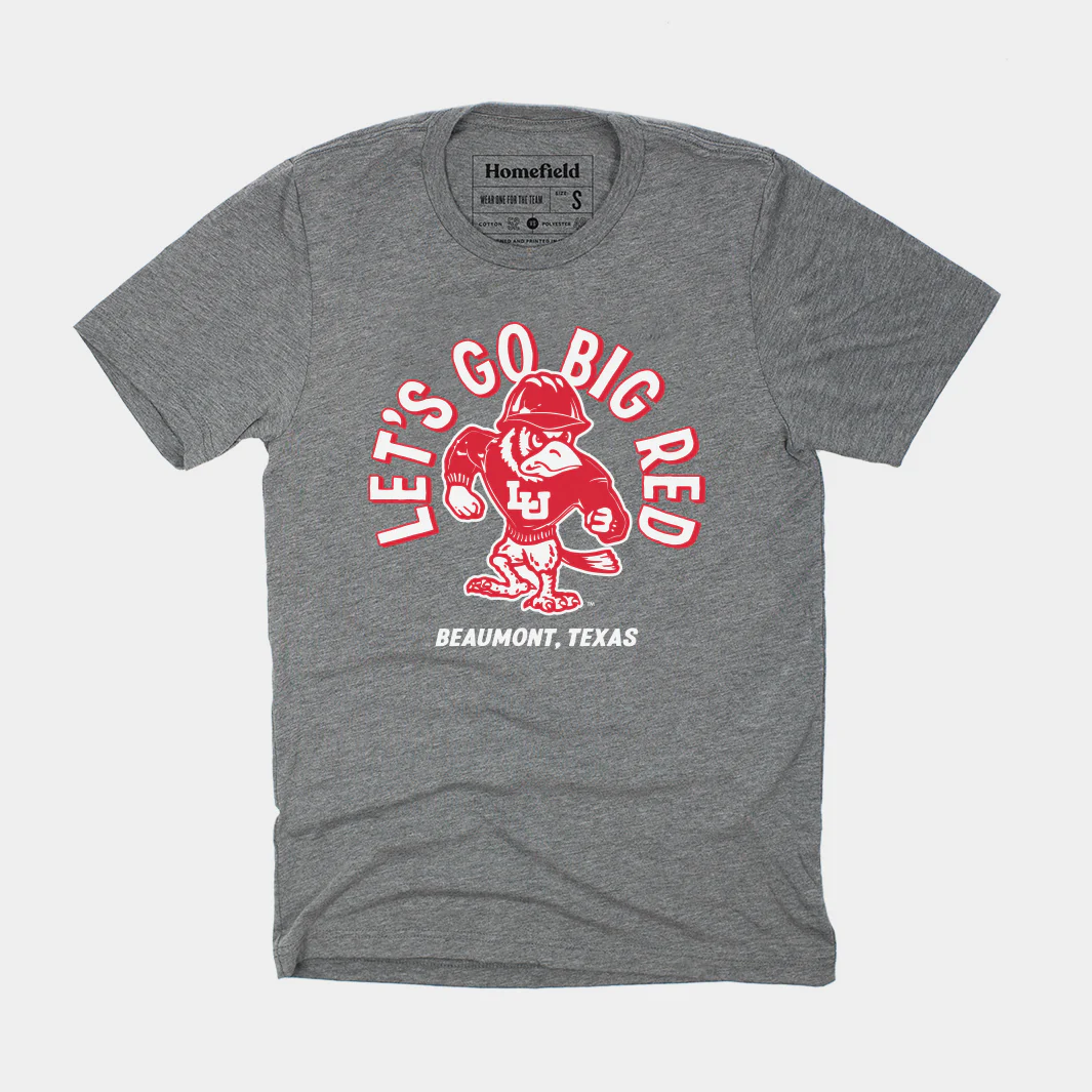 Lamar University "Big Red" Mascot Tee