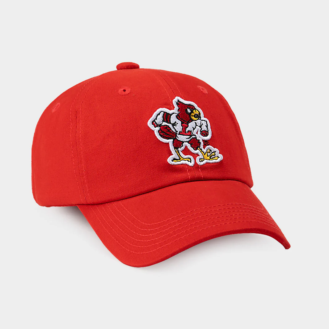 Louisville Cardinals Retro Louie Dad Hat - Image 2