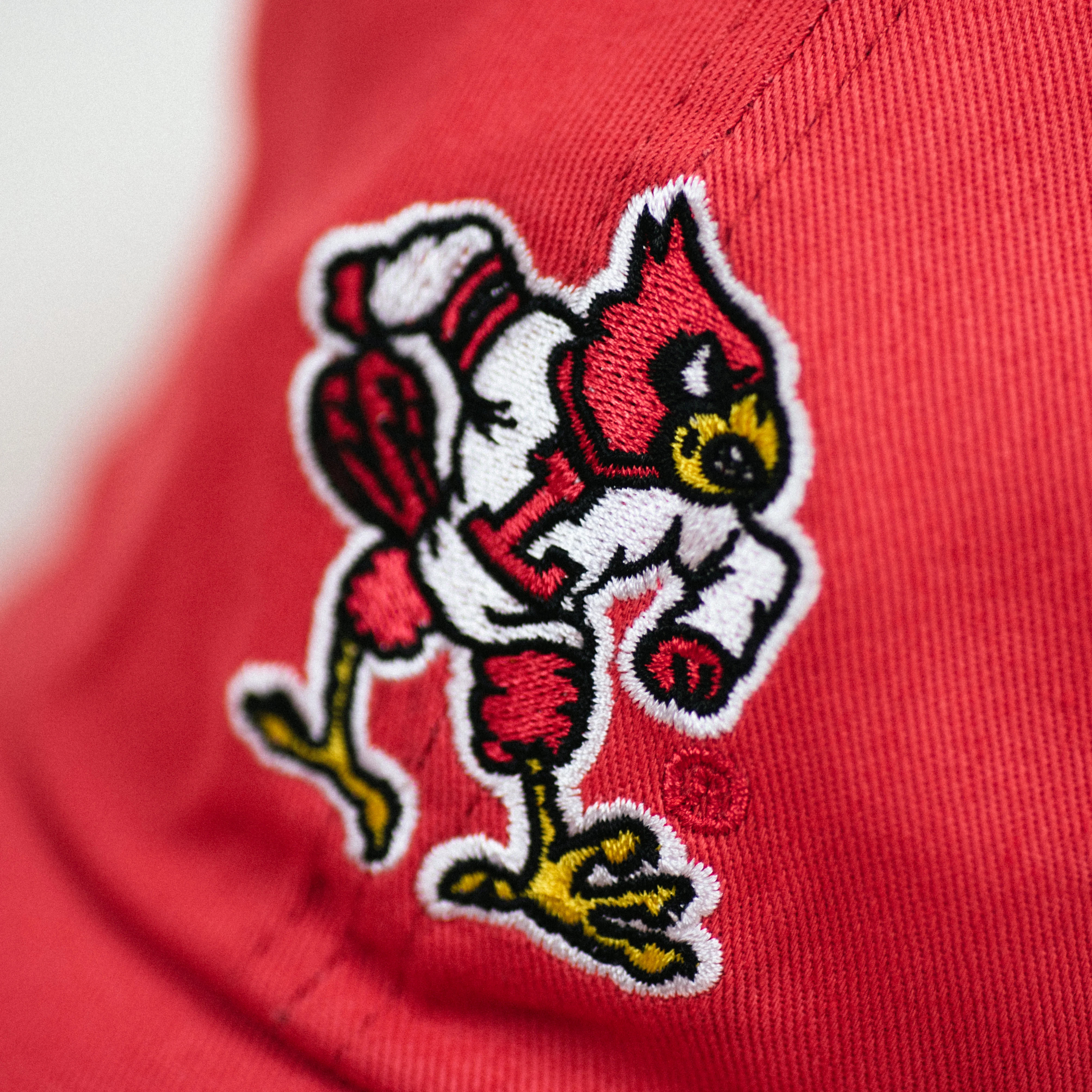 Louisville Cardinals Retro Louie Dad Hat - Image 4