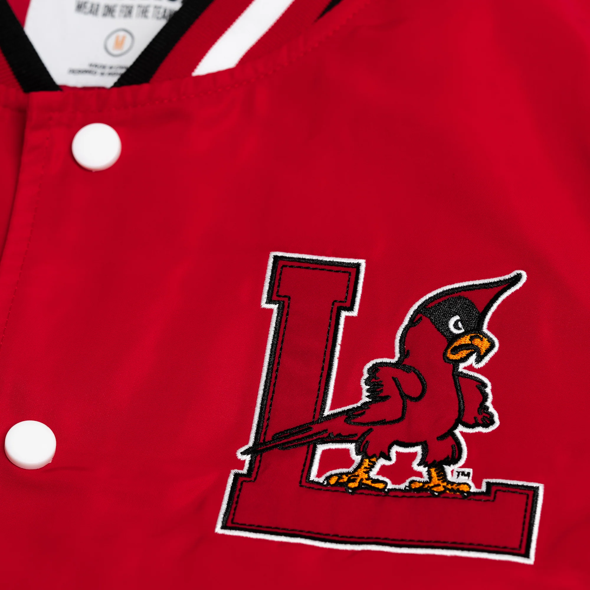 Louisville Cardinals Vintage Logo Bomber Jacket - Image 4