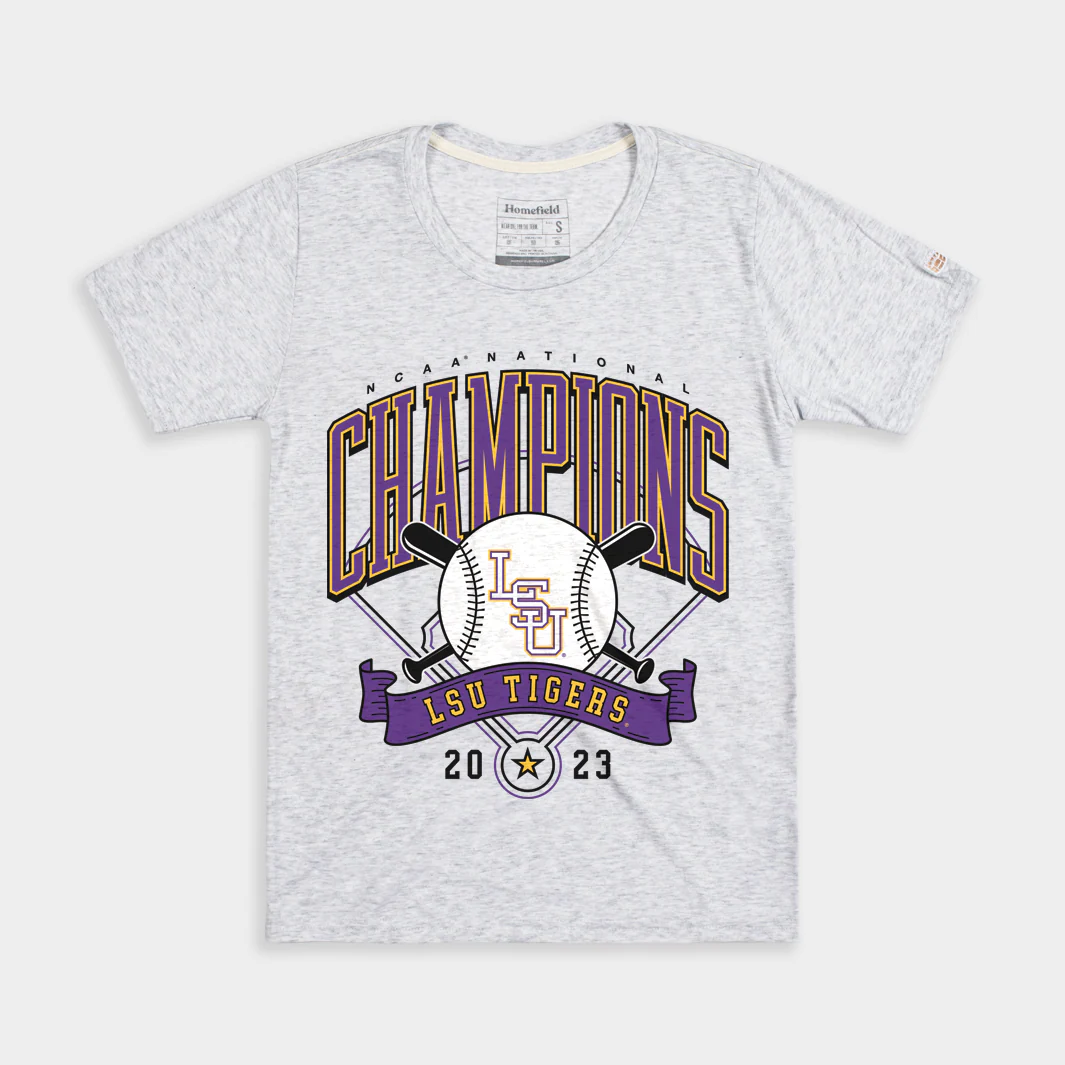 LSU 2023 NCAA Baseball Champs Women's Tee