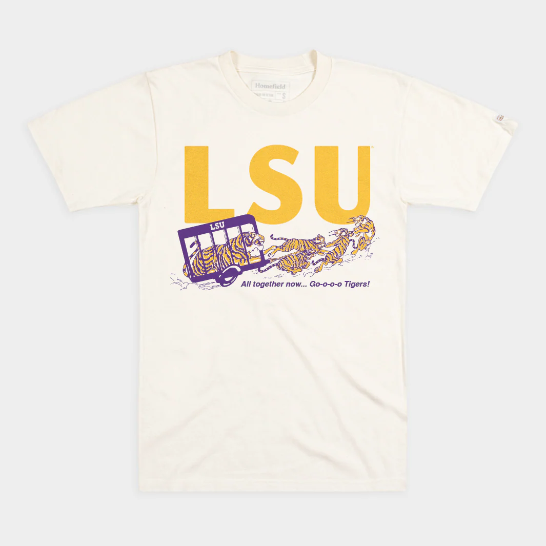 LSU Tigers "All Together Now" Football Tee