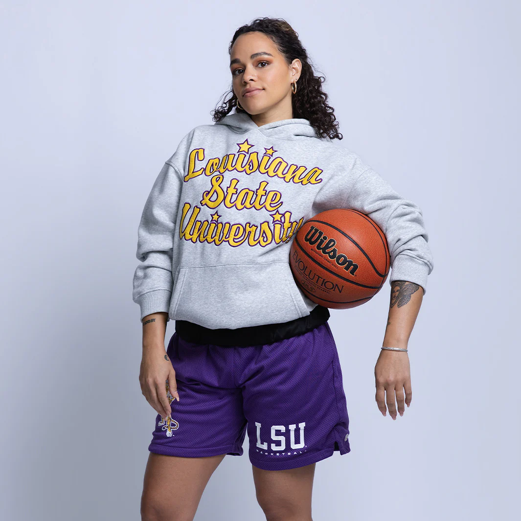 LSU Tigers Retro Mesh Shorts - Image 5
