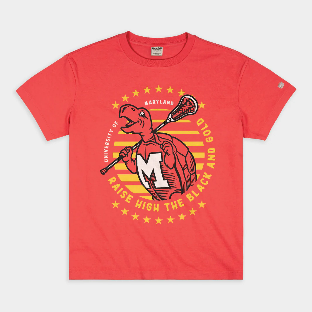 Maryland Terrapins Lacrosse Vintage Heavyweight Tee