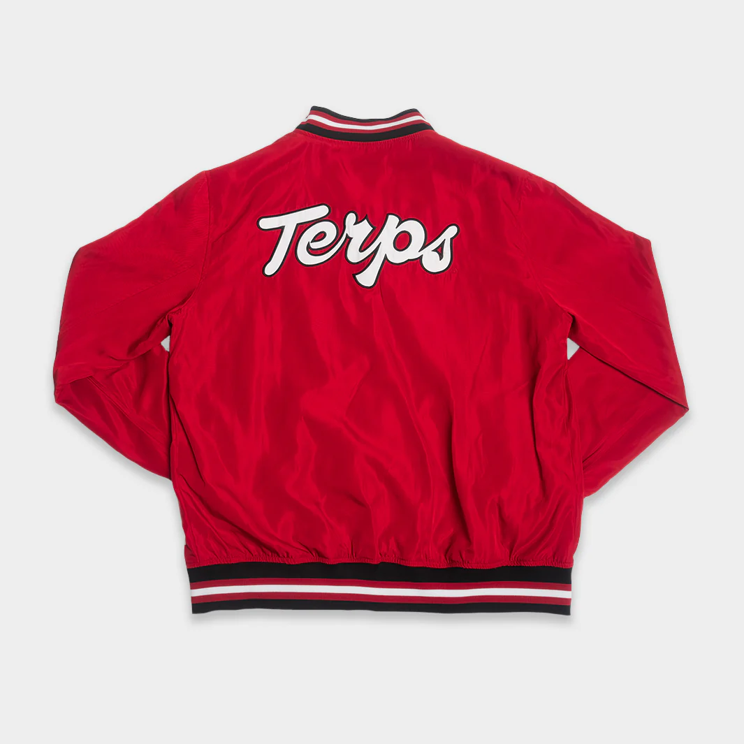 Maryland Terrapins Retro "Terps" Script Bomber Jacket - Image 2