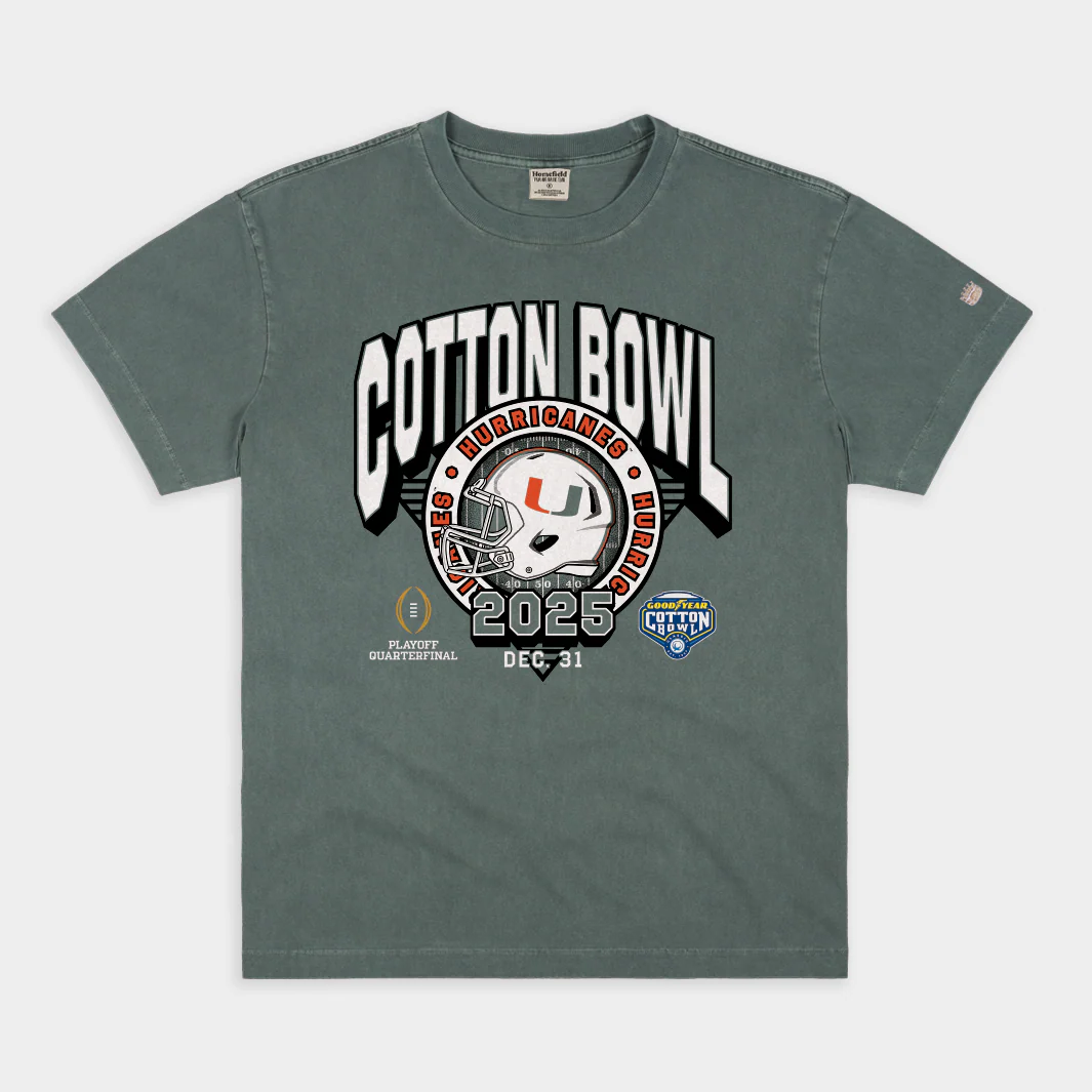 Miami 2025 Cotton Bowl Heavyweight Tee
