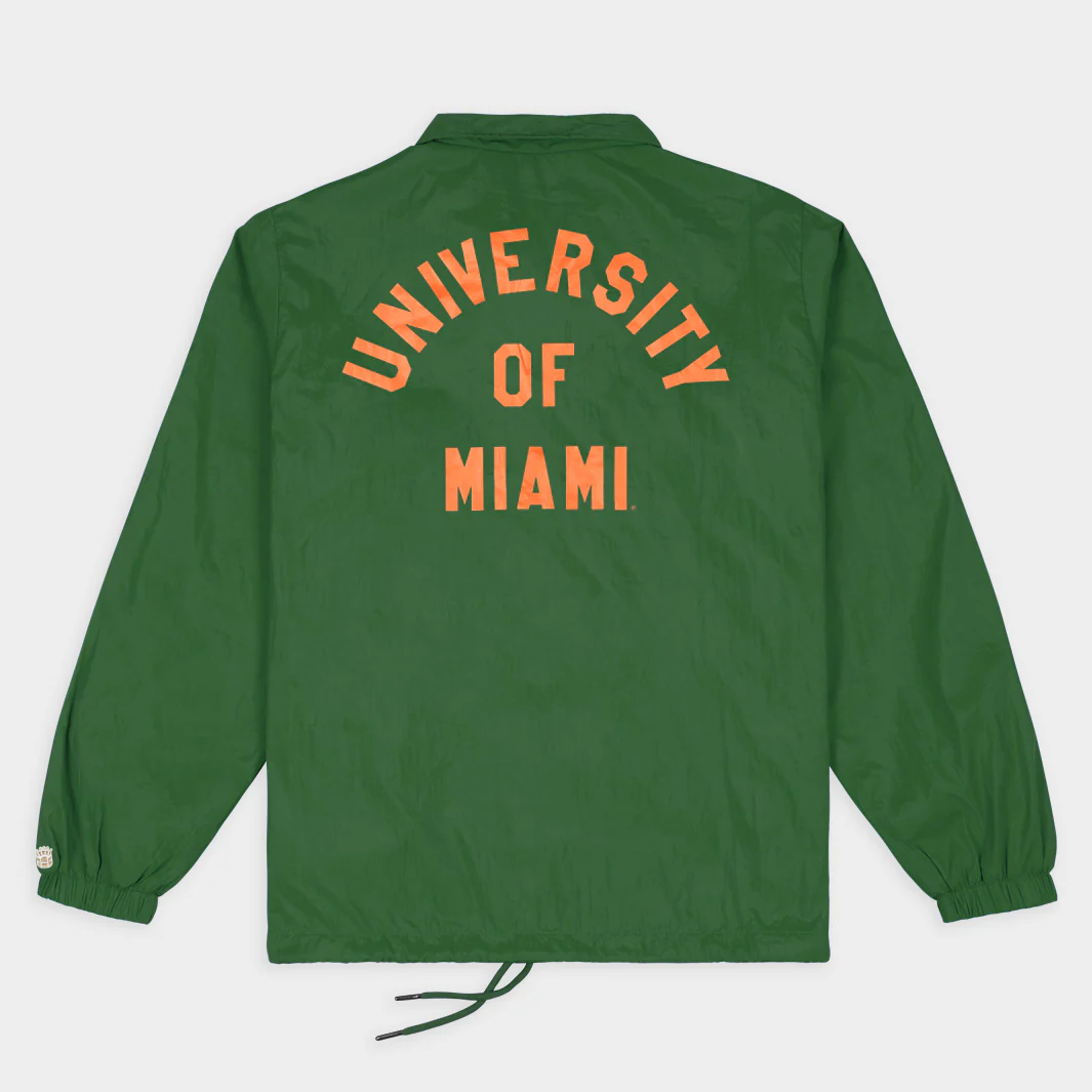 Miami Hurricanes Classic "U" Logo Coaches Jacket - Image 2