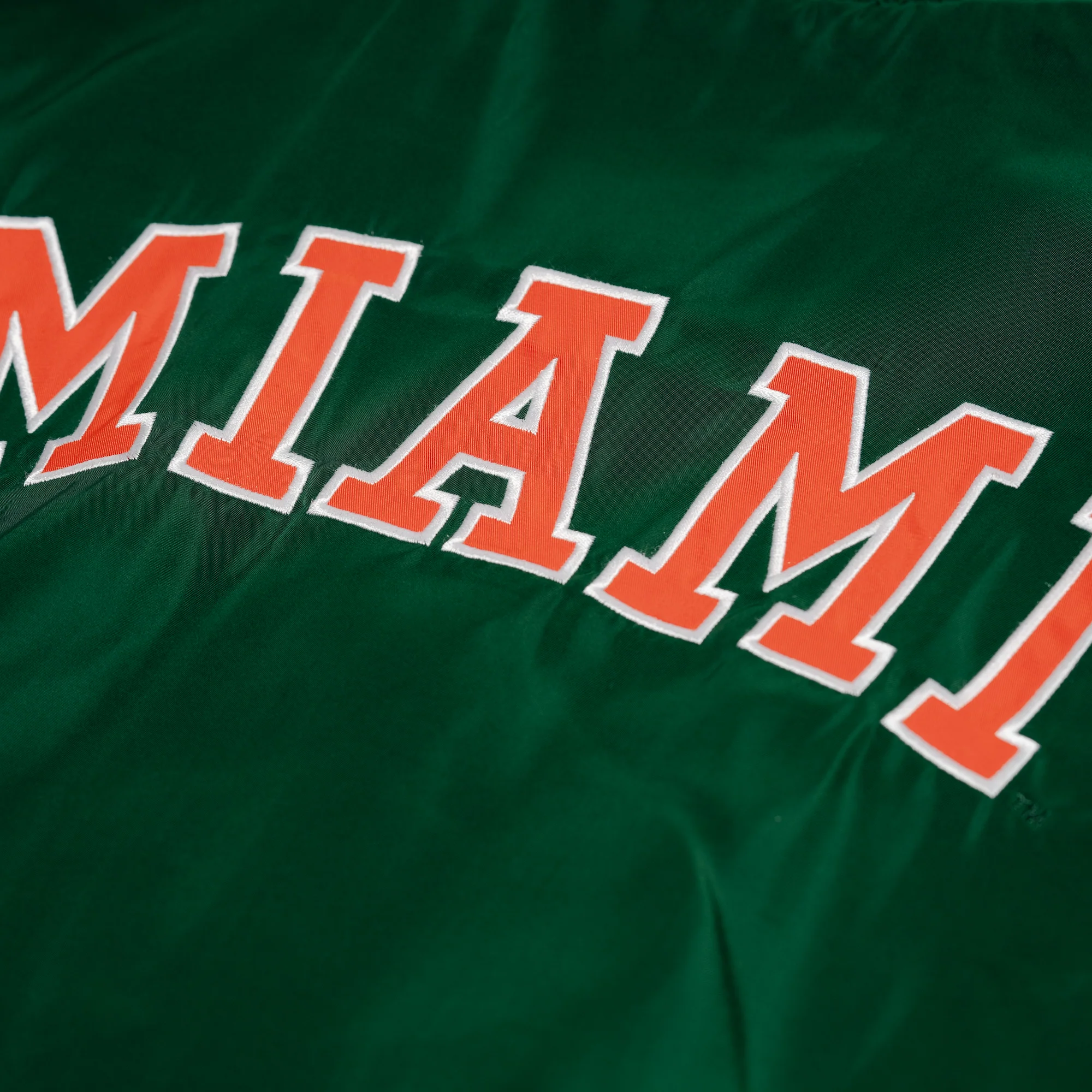 Miami Hurricanes Retro Sebastian Bomber Jacket - Image 3