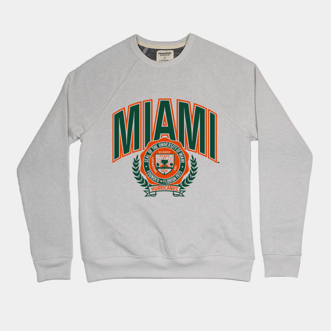 Miami Retro Seal Crewneck