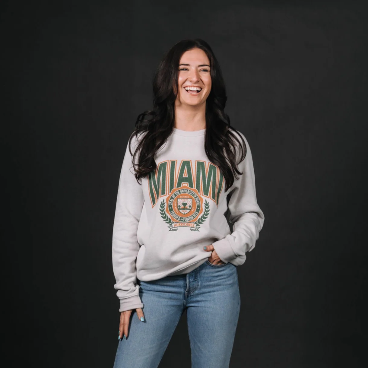 Miami Retro Seal Crewneck - Image 2