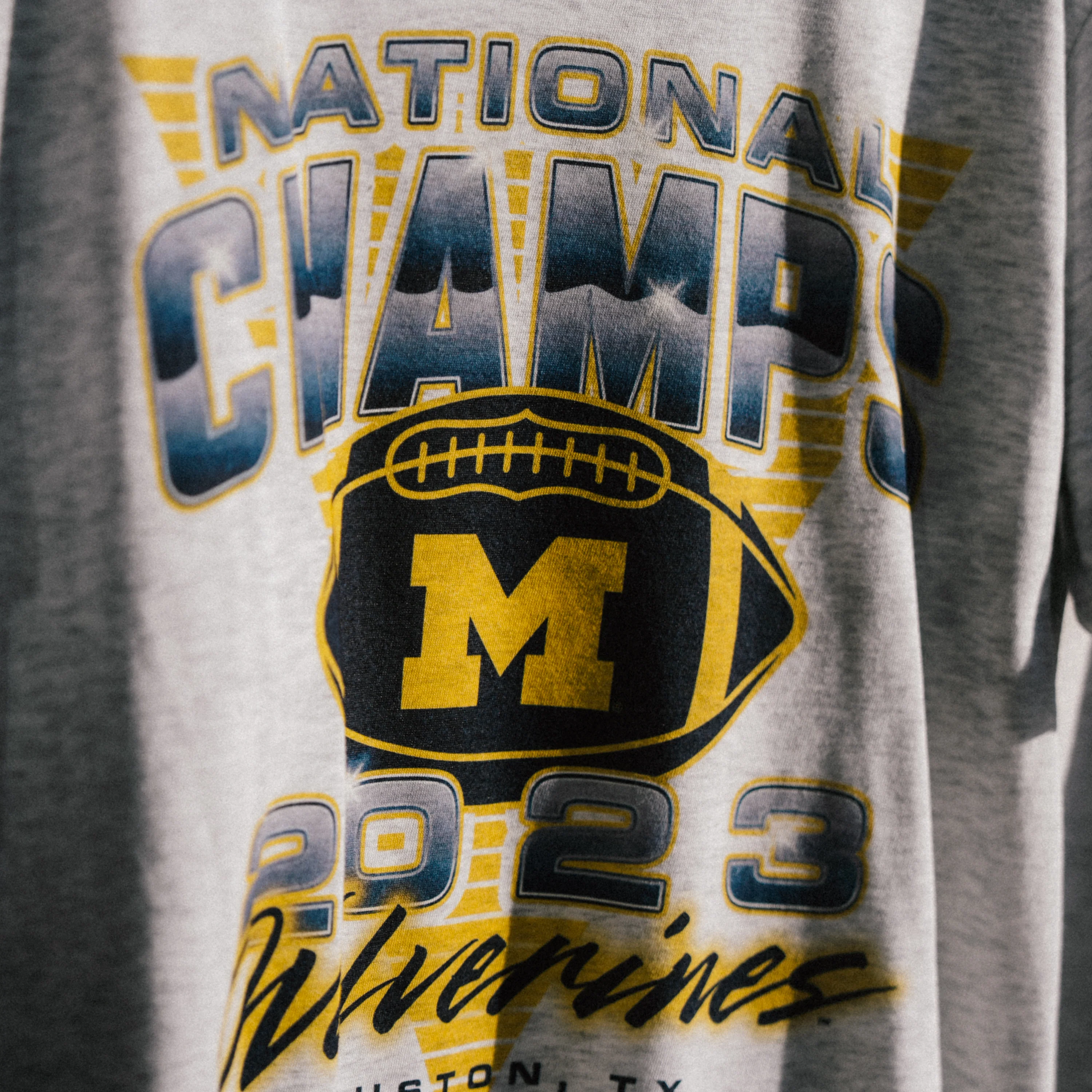 Michigan 2023 Football National Champions Tee - Image 2