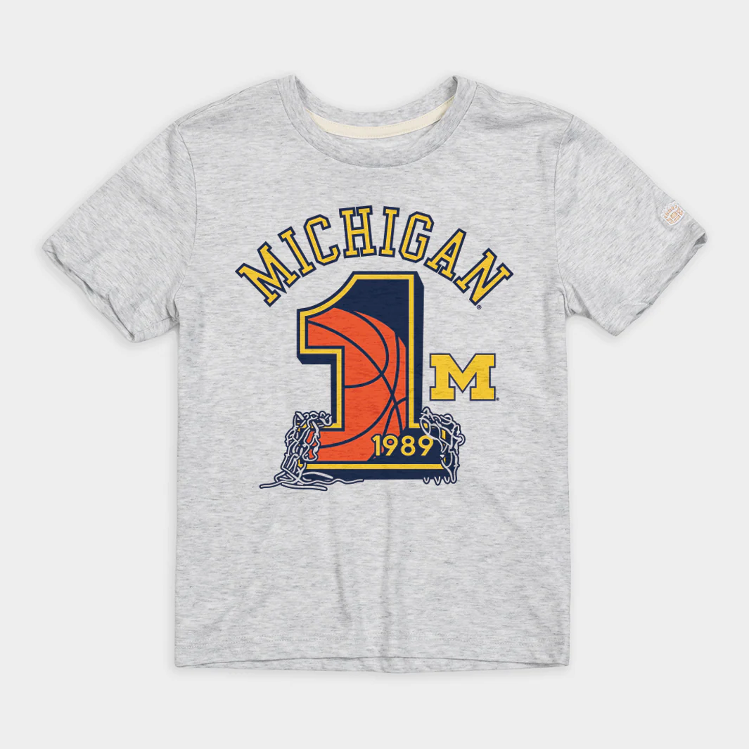 Michigan Basketball 1989 Champs Youth Tee