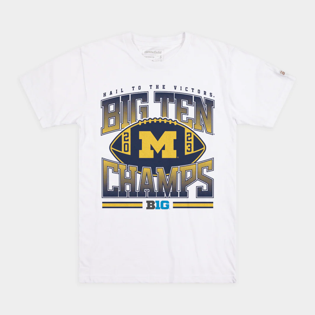Michigan Football 2023 Big Ten Champions Tee