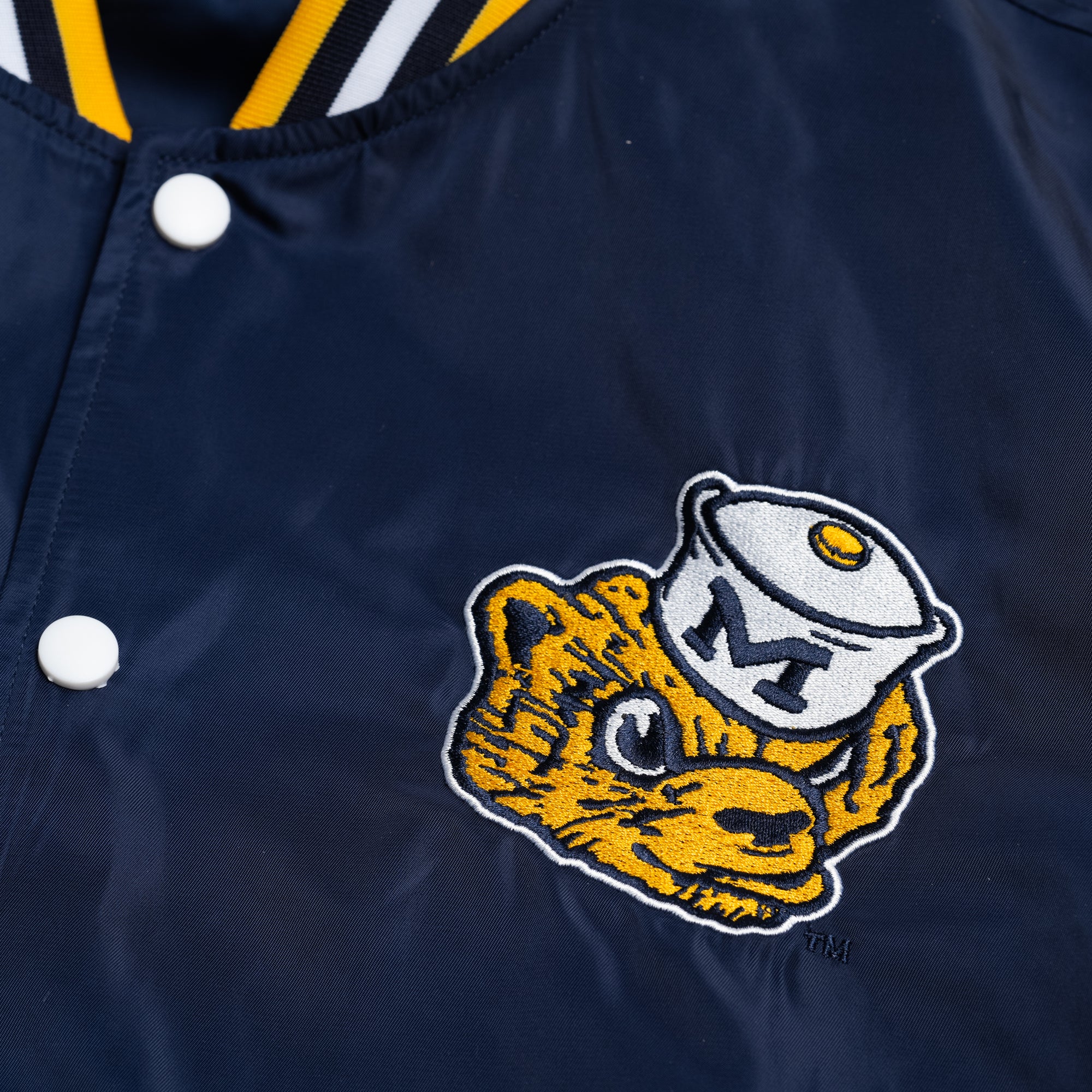 Michigan Sailor Hat Wolverine Bomber Jacket - Image 5