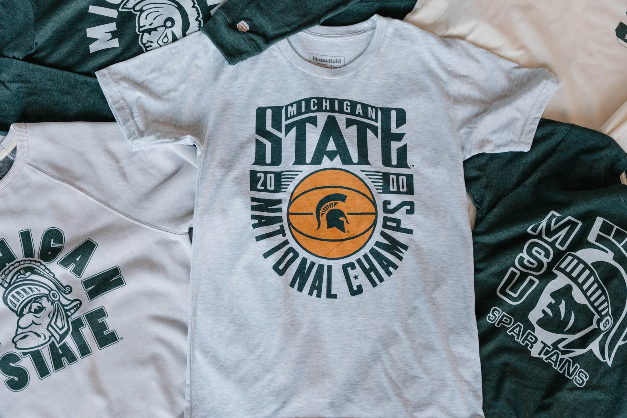 Michigan State Basketball 2000 Champs Tee - Image 2